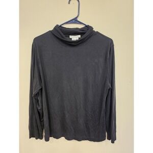 Winter Silks Size XL Washable 100% Silk Pullover Turtle Neck Lightweight